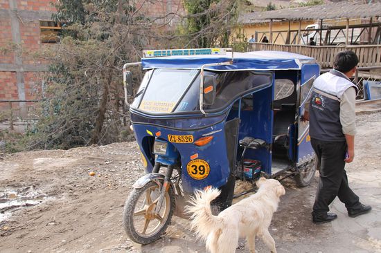 Endlich wieder einmal ein Mototaxi gesichtet - Foto: Bruno