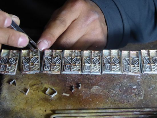 dem Silberschmied über die Schulter geguckt