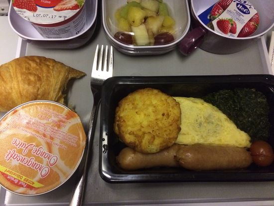 Das  Frühstück ist serviert