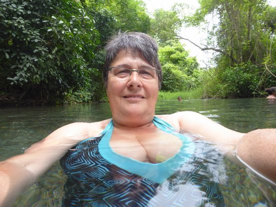 Das war noch vor der Schlammpackung