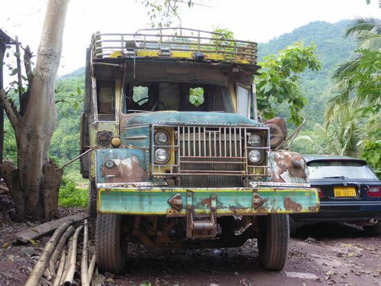 Beim Gang durchs Dorf entdeckt