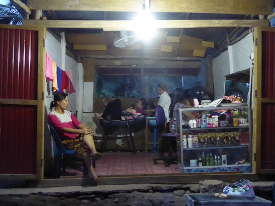 Gestern Abend war hier noch richtig was los.