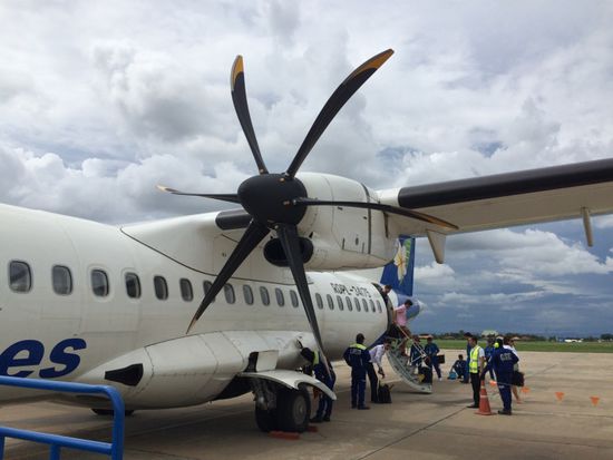 Alles ok, der Propeller ist noch vollständig vorhanden.