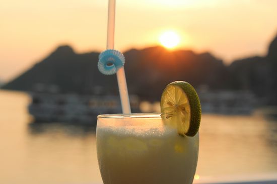 Piña Colada zum Sonnenuntergang - passt