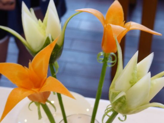 Gurken- und Karottenblumen