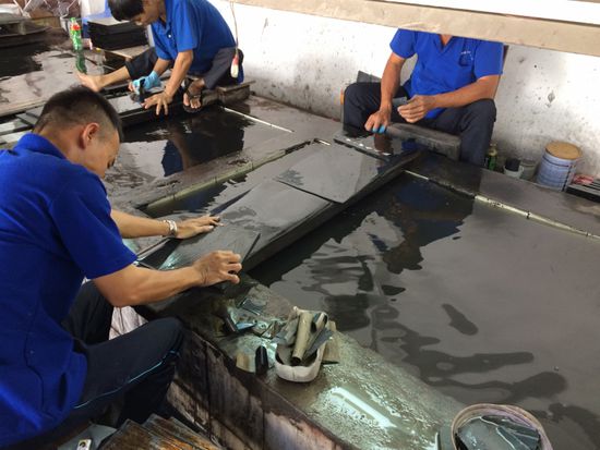 Schlussgang: waschen und polieren