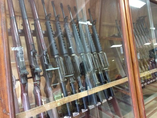 Amerikanische hochtechnische Gewehre