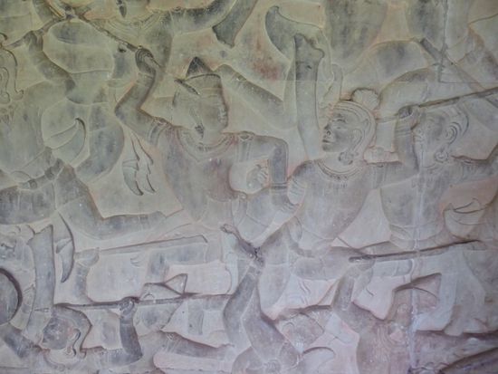 König kämpft gegen Dämon