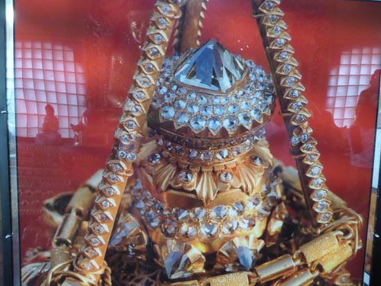 Die Pagodenspitze - sie wurde vor ein paar Jahren restauriert, dabei entstand diese Foto