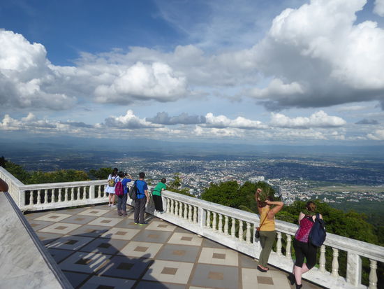 der grandiose Blick über Chiang Mai
