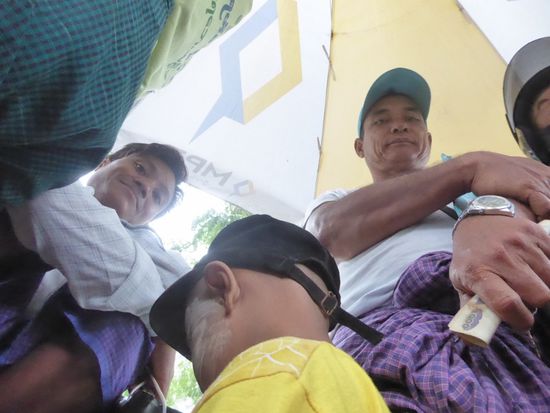 Warten bis der Regen aufhört