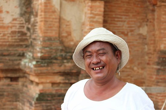 ein fröhlicher Maler