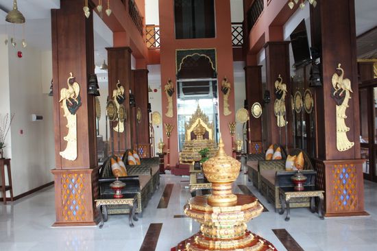 Die Lobby des Thousend Island Hotel - Best Western