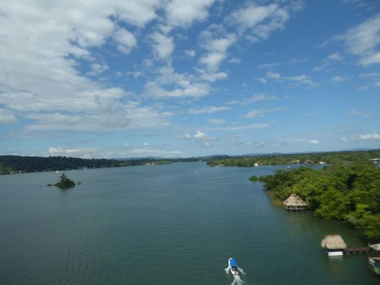 Blick über den Lago Izabal