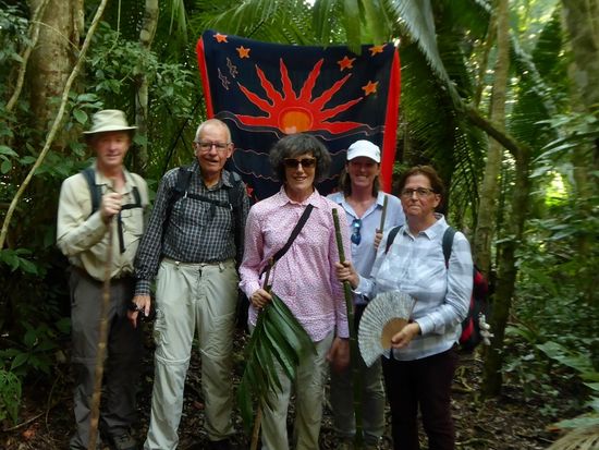 Die mutigen Bezwinger der Schlucht - vor dem Einstieg