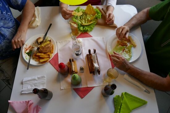 Quizfrage: Wer isst was? - ich kann das auch mit der Vogelperspektive