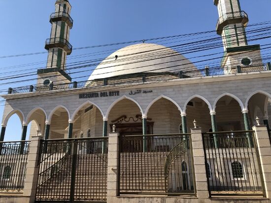 Die neue Moschee.