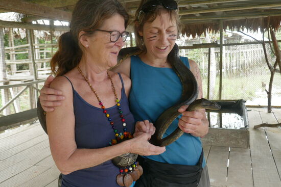 Mutprobe bestanden, alle drei haben überlebt.