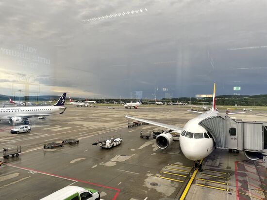 Ablug in Zürich-Kloten