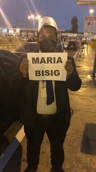 Juan Manuel wartet auf Maria