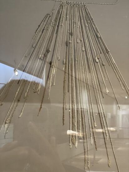 Khipu, der einzige Hinweis auf eine Schrift der Inkas.