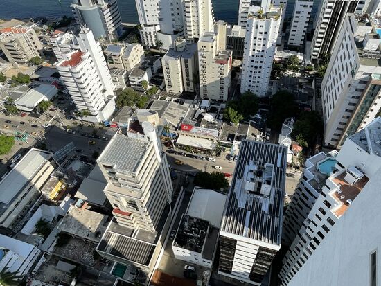 Ein Blick von oben 'hinters Haus'