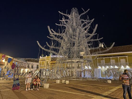 Hier wird morgen Abend die Weihnachtsbeleuchtung eröffnet.