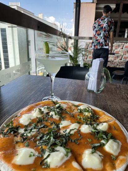 ... und eine Pizza Margarita