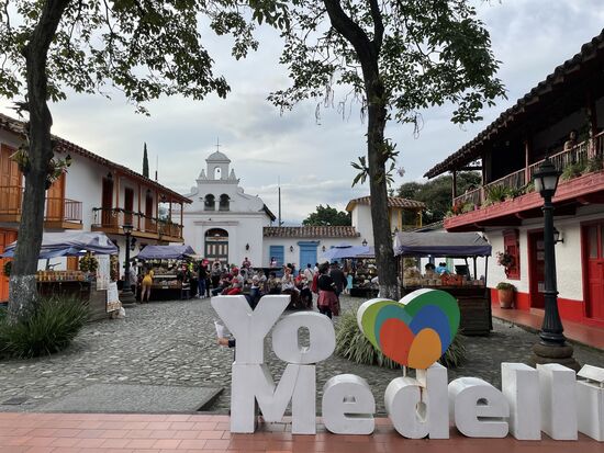 Paisa auf dem Cerro Nutibara