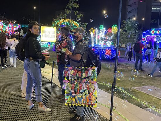 Der Seifenblasenverkäufer