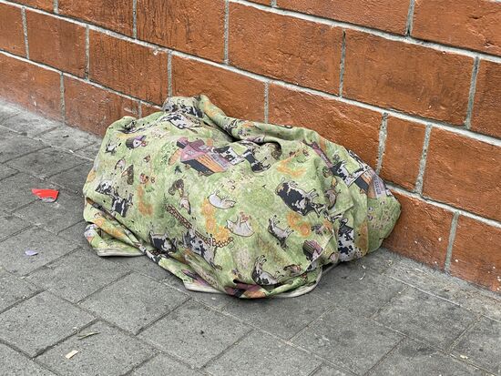 Auch da liegt ein Mensch