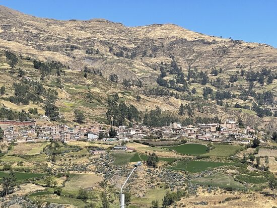 ... und gegenüber nach Canta