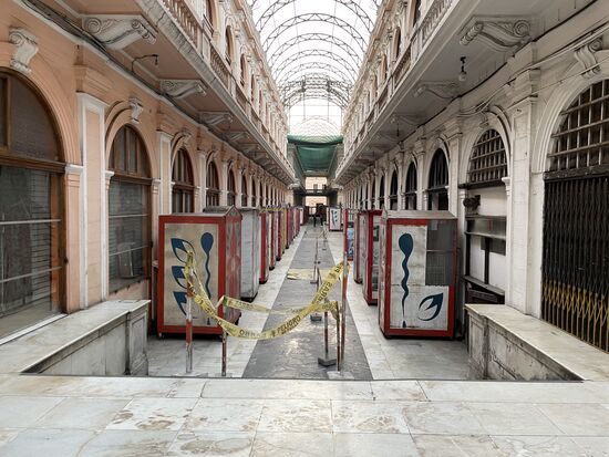 Die alte Post hinter dem Hauptplatz wird renoviert