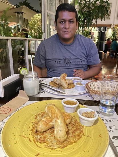 Rösti mit Bratwurst - Schweiz pur