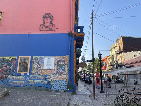 Maradona an der Wand