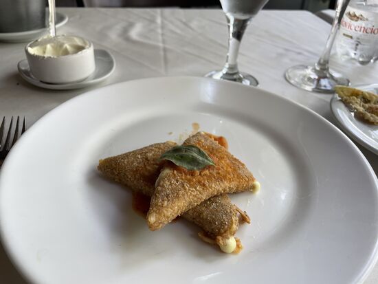 panaierter Mozarella