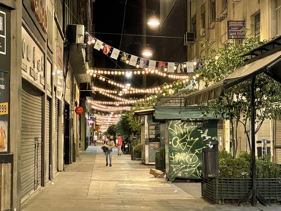 Die Fussgängerpassage Florida