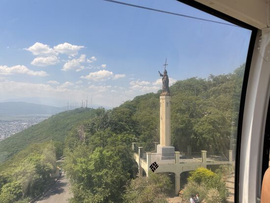 San Bernadro grüsst von oben.