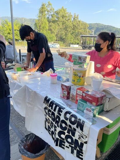 Mate con Cedron - Mate mit Zitronenverbene
Cafe con leche - Milchkaffee - Tee