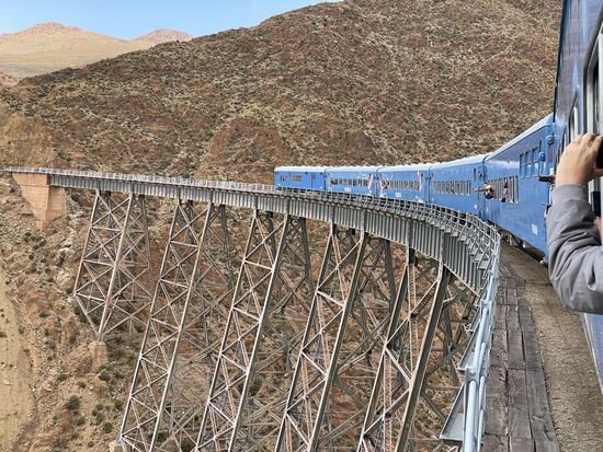 4200 m, das Polvorilla Viadukt