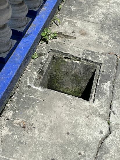 Das Loch ist ziemlich tief...