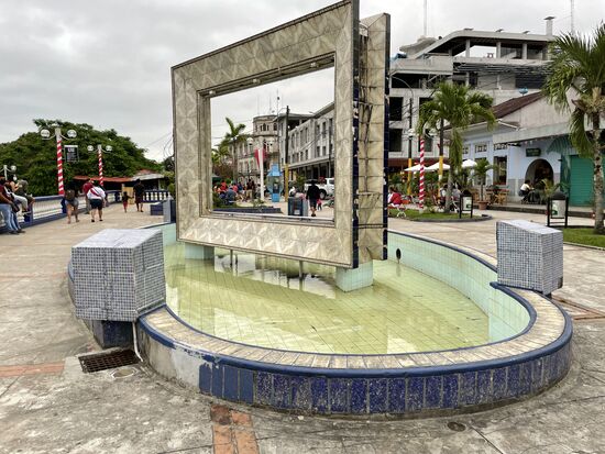 Es ist noch sehr ruhig auf dem Bulevard