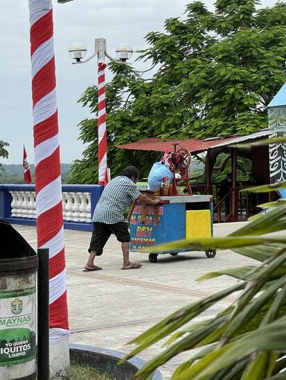 Die Eismaschine rollt an