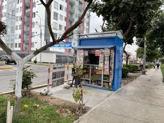 überall findet man diese kleinen Kioske