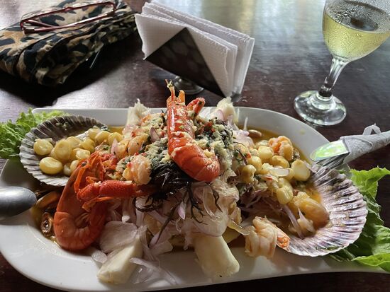 Ceviche - einer meiner Lieblingsteller im Casa Fitzcarraldo