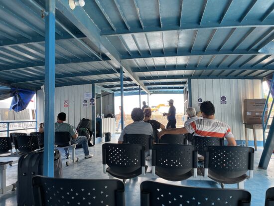 Wartebereich des Schnellbootes