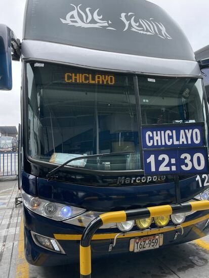 Abfahrt 12.30 nach Chiclayo