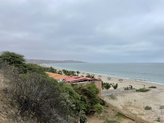 Ein Resort - auch das liegt im Moment verlassen da.