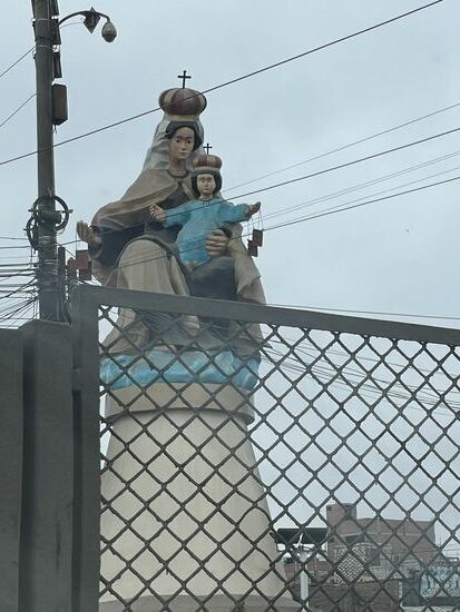 Bienvenida de la Virgin del Carmen