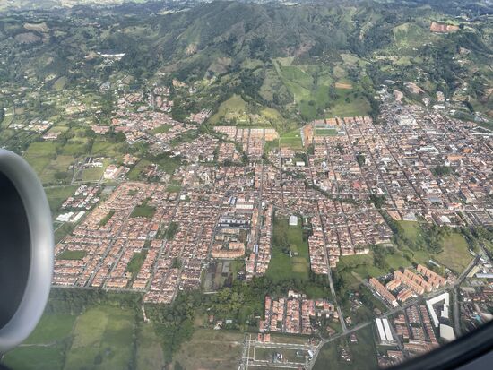Kurz vor Anflug - Medellin